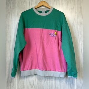 Crooked Tongues Colourblock “Crooked Coffee” Sweatshirt
Size XL – EUC